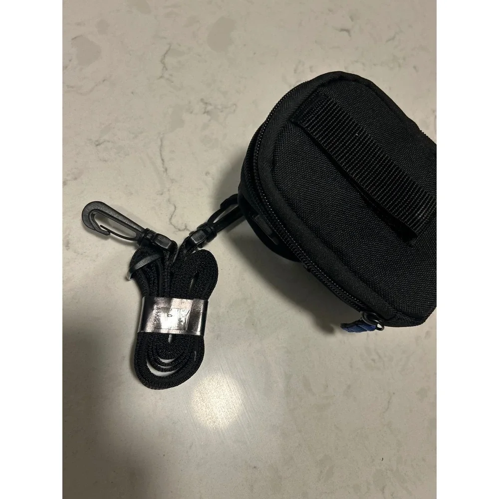 Sony Camera Carrying Case Black Blue Padded Pouch with Shoulder Strap Belt Loop